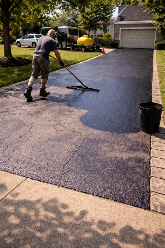 Asphalt Driveway Sealing in Columbus, OH