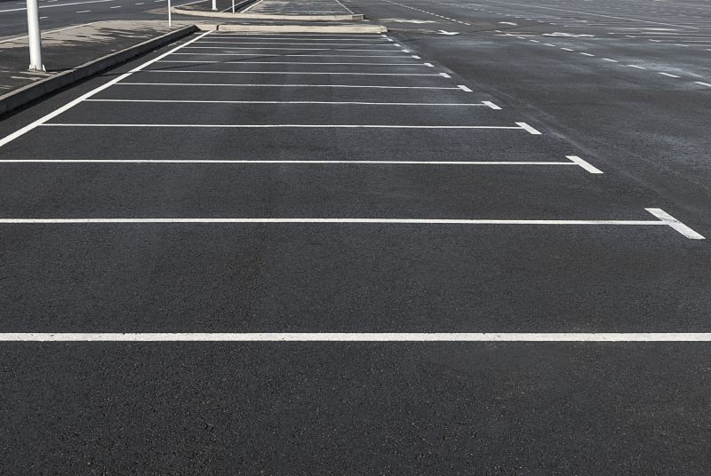 Asphalt Striping in Roswell, GA