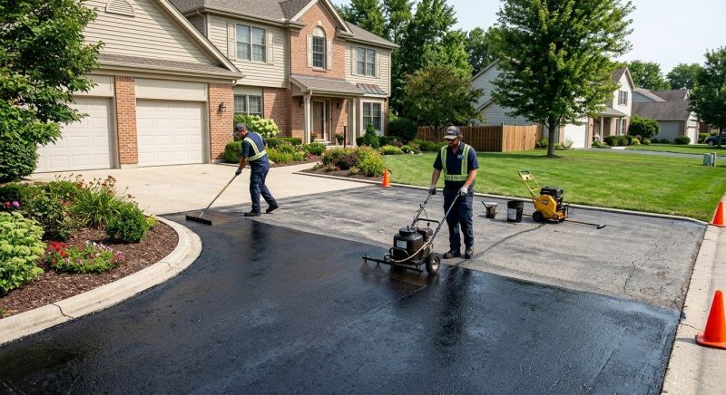 Blacktop Driveway Sealing in Fort Myers, FL