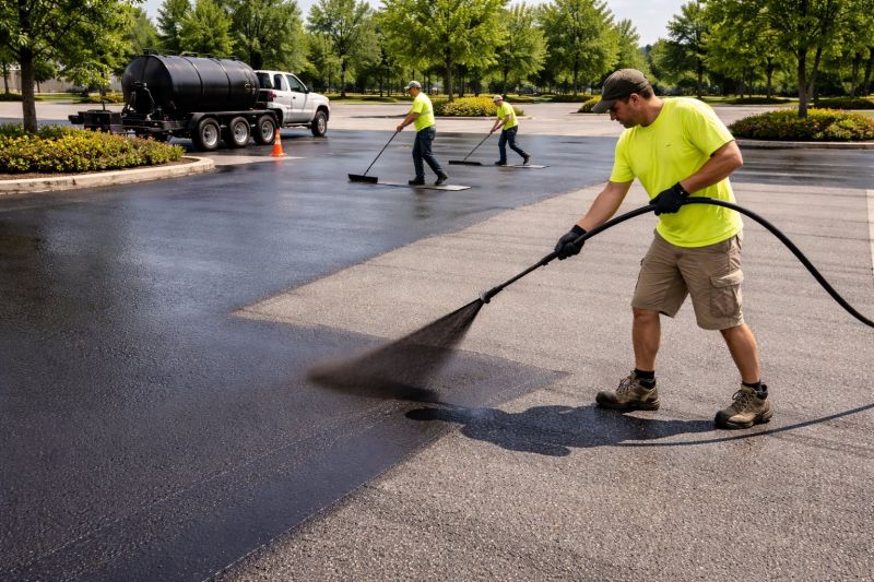Commercial Parking Lot Sealing in Greenville, SC