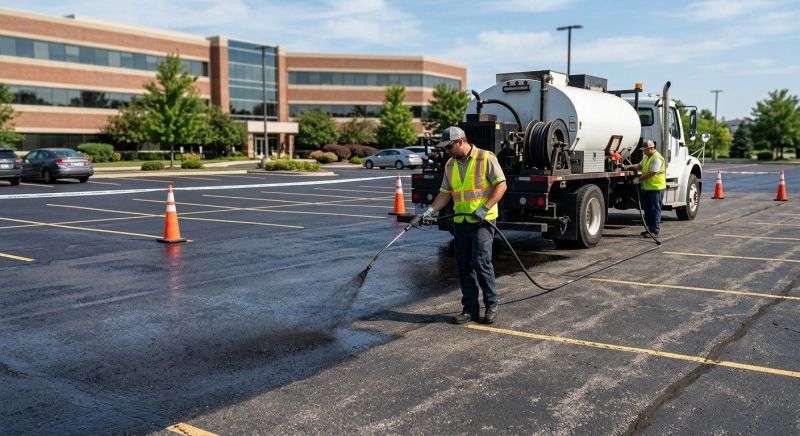 Commercial Pavement Sealing in San Antonio, TX