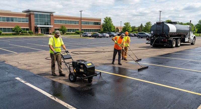 Parking Lot Sealcoating in Tampa, FL